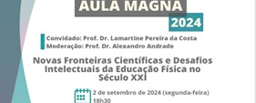 Imagem destaque da publicação - Novas fronteiras científicas e desafios intelectuais da Educação Física no século XXI. Aula Magna PPG UDESC