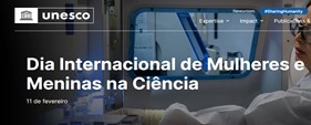 Imagem destaque da publicação - Dia Internacional de Mulheres e Meninas na Ciência